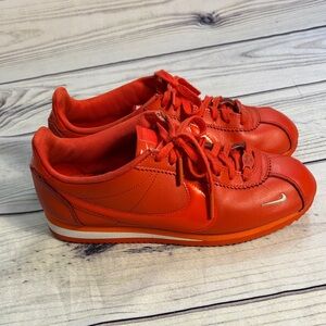 Nike Cortez Sneakers Retro Orange VTG Style Size 9 Women’s Tennis Shoes